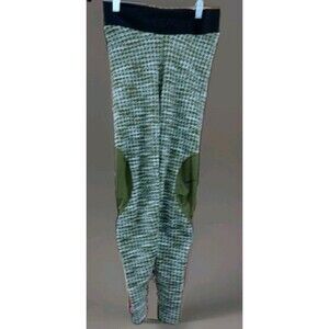 Nike Pro HyperWarm Leggings M Olive Green Baselayer Training Compression EUC